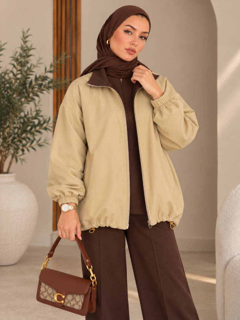 Iconic Luxe Çift Taraflı İkili Takım - Kahve - 22071-KAHVE - 5