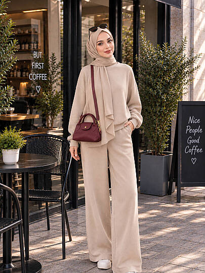 Kapak Detaylı Mini El Ve Omuz Çantası - Bordo - 2