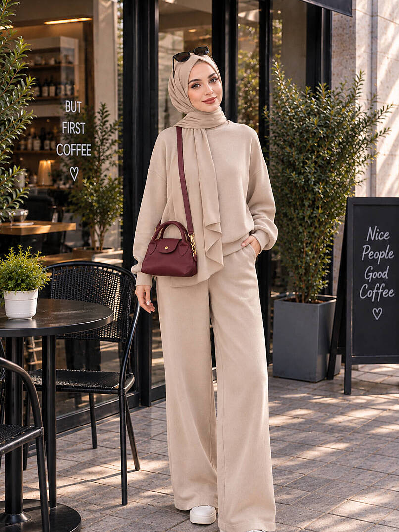 Kapak Detaylı Mini El Ve Omuz Çantası - Bordo - 2