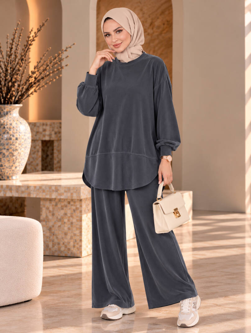 Lunessa Soft Pike Modal İkili Takım - Siyah - 22065-SIYAH - 1