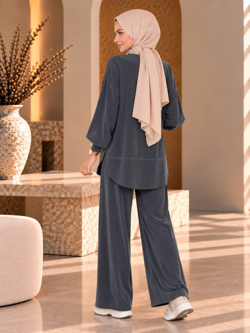 Lunessa Soft Pike Modal İkili Takım - Siyah - 22065-SIYAH - 5