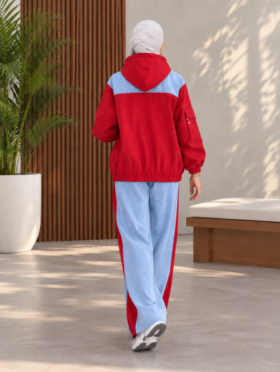 Milano Red Line Denim Takım - Kırmızı - 22061-KIRMIZI - 5