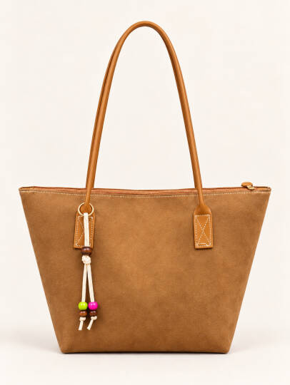 Toscana Süet Çanta - Taba - 22078-TABA - 2