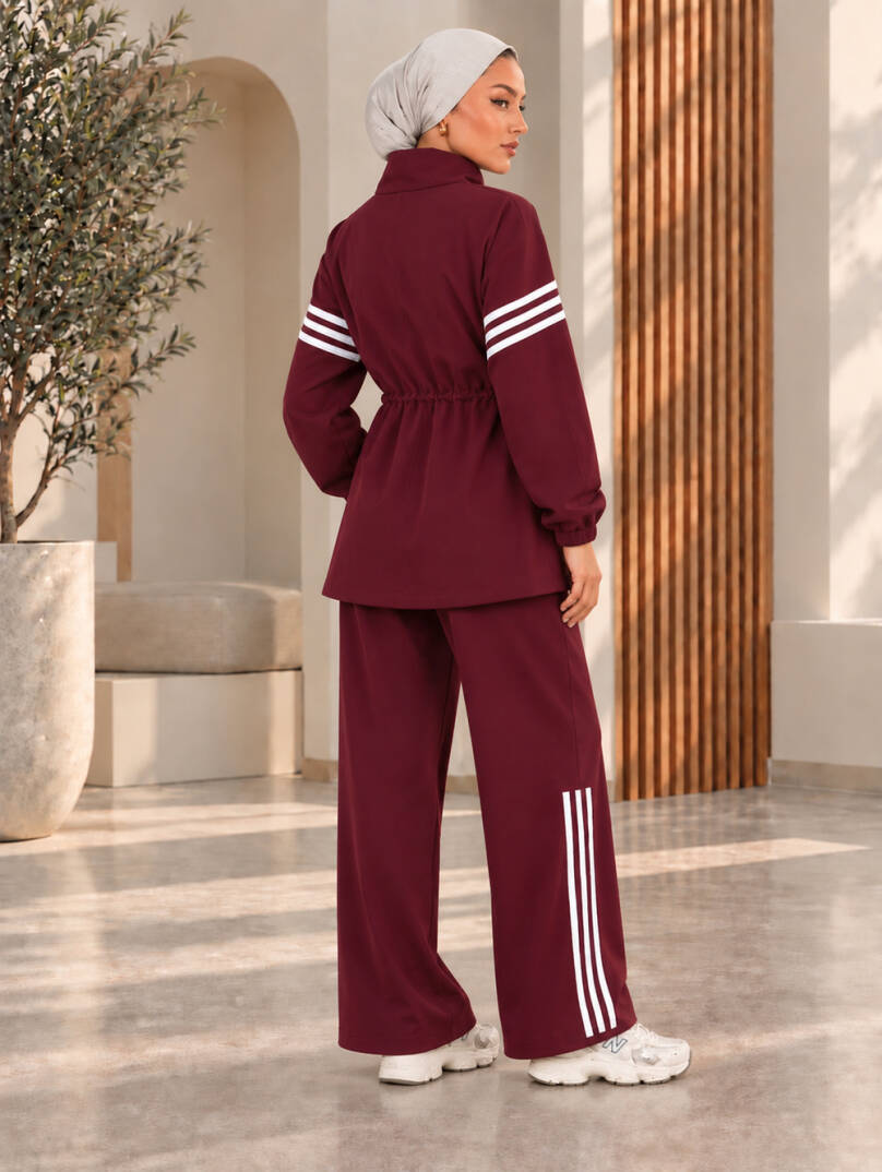 Viyana Sport Line İkili Takım - Bordo - 22063-BORDO - 5