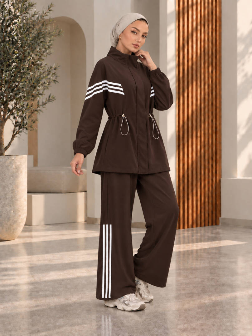 Viyana Sport Line İkili Takım - Kahve - 22063-KAHVE - 1
