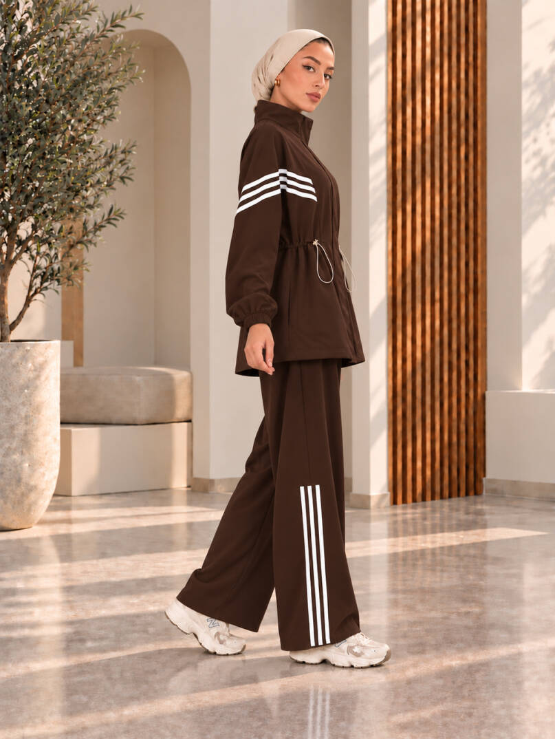 Viyana Sport Line İkili Takım - Kahve - 22063-KAHVE - 4